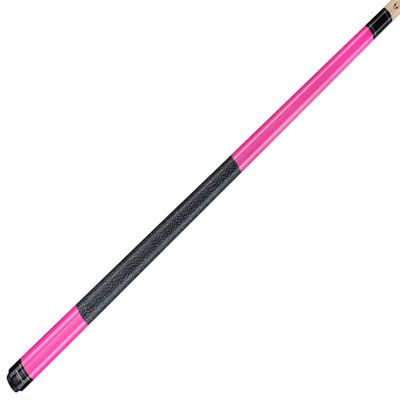 Valhalla by Viking 2 Piece Pool Cue Stick Irish Linen Wrap 16-21 oz. PLUS Rosin Bag (Pink VA116, 21 oz.)