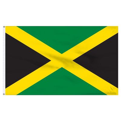 12x18 12''x18'' Jamaica Jamaican rough tex knitted boat flag banner