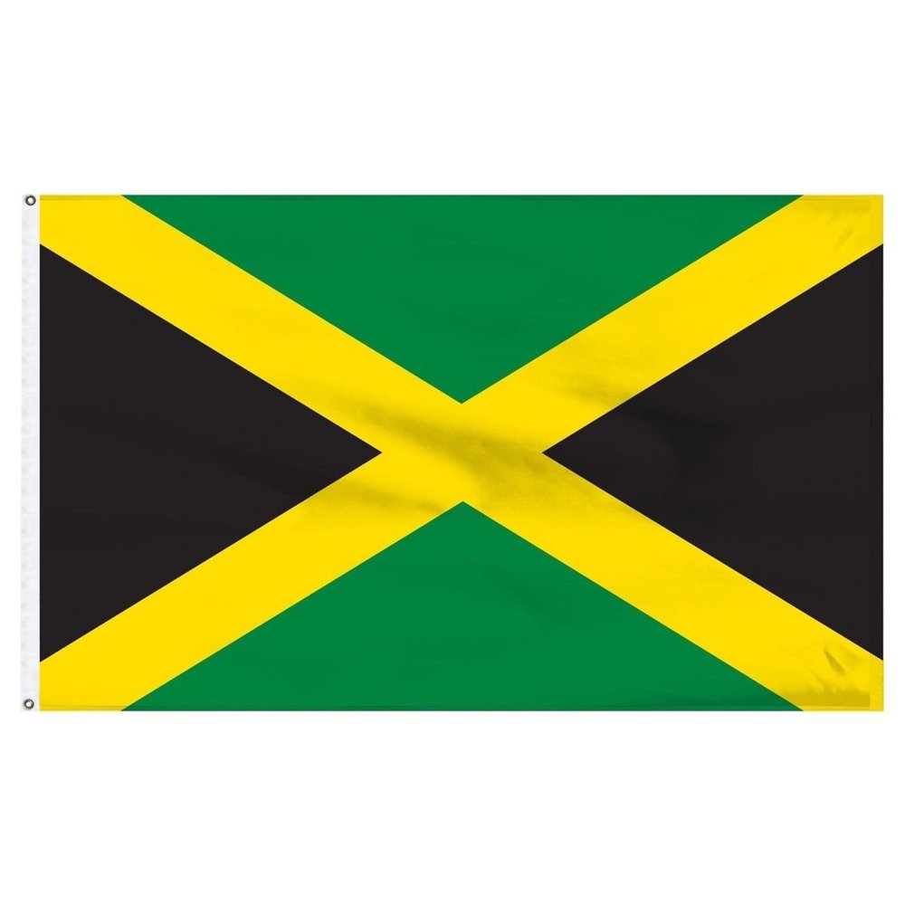 12x18 12''x18'' Jamaica Jamaican rough tex knitted boat flag banner