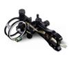 Archery Compound Bow Sight 5 Pins .019" Tool-Less Bow Sight with Micro Adjust Detachable Bracket LED Sight Light Left and Right Hand (Black) view 1