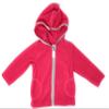 Carter's Girl's Fleece Zip-Up Hoodie (12 Months, Pink/Gray)