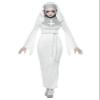 Smiffys Haunted Asylum Nun Costume, White with Dress, Belt & Headpiece, Halloween Adult Fancy Dress, Nun Dress Up Costumes view 1