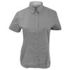 KUSTOM KIT Ladies Coporate Oxford Short Sleeve Shirt (22 US) (Silver Grey) view 1