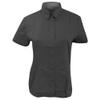KUSTOM KIT Ladies Coporate Oxford Short Sleeve Shirt (22 US) (Silver Grey) view 2