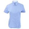 KUSTOM KIT Ladies Coporate Oxford Short Sleeve Shirt (22 US) (Silver Grey) view 4