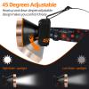 Hunting friends Superbright LED Rechargeable Headlamp,High Power 2 Light Modes Waterproof Headlight Adjustable Gold Head Troch Lamp for Hunting Fishing Hiking(Yellow Light) view 3
