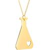AOCHEE Love Science Erlenmeyer Flask Chemistry Necklace with Heart Medical Jewelry (Rose gold2b) view 3