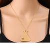 AOCHEE Love Science Erlenmeyer Flask Chemistry Necklace with Heart Medical Jewelry (Rose gold2b) view 4