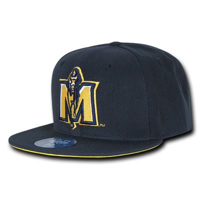 University of Murray State Racers NCAA Fitted Flat Bill Baseball Cap Hat (7 1/8) Navy Blue