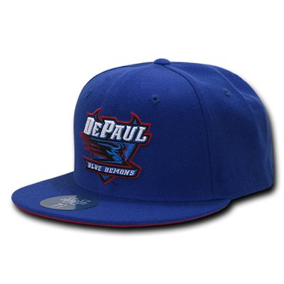 University of DePaul Blue Demons NCAA Fitted Flat Bill Baseball Cap Hat (7)