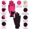Mashfa Pink/Age 8-10 Years - Kids Gloves - Riding Gloves view 2