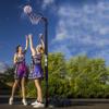 Molten Maestro Netball International Level, Green/Blue, Size 5 view 4
