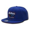 University of Southern Methodist SMU Mustangs NCAA Fitted Flat Bill Baseball Cap Hat (7 1/8) Royal Blue view 1