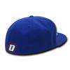 University of Southern Methodist SMU Mustangs NCAA Fitted Flat Bill Baseball Cap Hat (7 1/8) Royal Blue view 3