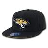 University of Towson Tigers NCAA Fitted Flat Bill Baseball Cap Hat (7 5/8) Black view 1