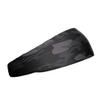 20+ Designs! Unisex Headband/Sweatband. Best for Sports, Fitness, Working Out, Yoga. Tapered Design. (Blackout Camo) view 2