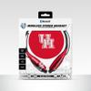 NCAA SUCKERZ Wireless Bluetooth Neckband Earphones Stereo Earbuds with Microphone, Houston Cougars view 2