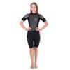 Seavenger Navigator 3mm Shorty | Short Sleeve Wetsuit for Men and Women | Surfing, Snorkeling, Scuba Diving (Surfing Black, Women's 13) view 1
