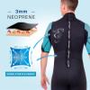 Seavenger Navigator 3mm Shorty | Short Sleeve Wetsuit for Men and Women | Surfing, Snorkeling, Scuba Diving (Surfing Black, Women's 13) view 2