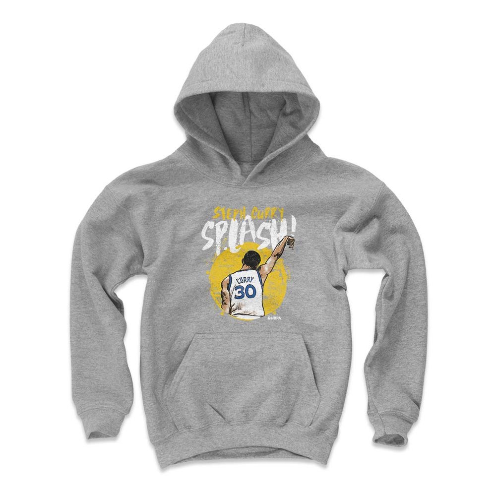 500 LEVEL Steph Curry Youth Sweatshirt (Youth Hoodie, X-Large, Gray) - Steph Curry Splash Y WHT