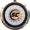 Shadow-Caster SCR-16 LED Underwater Boat Light - Great White - Bronze Housing - 60W Suface Mount - Tempered Glass Lens - IP68 Fully Submersible Waterproof view 1
