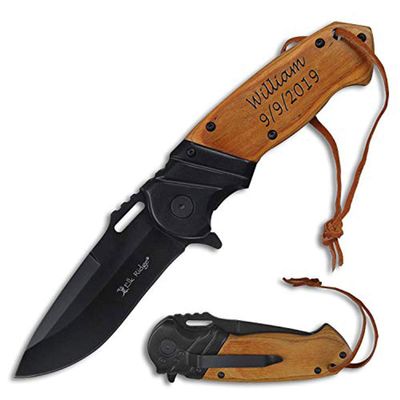 Elk Ridge Free Engraving - Quality Pocket Knife (ER-A003LBB)