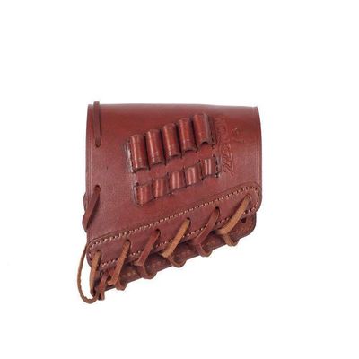 VlaMiTex J18 Leather Hunting Buttstock Ammo Cartridge .223 REM Caliber