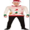 Forum Unisex-Adult's Christmas Sweater, as Shown, Large view 2
