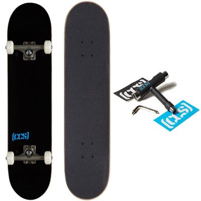 [CCS] Logo Skateboard Complete Black 8.50"