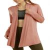 Cardigan - Women's Classic Chic Rayon Fabric Cardigan Sweater for Layering All Season Open Drape Cute Comfortable and Durable (S, MV.Rose) view 4