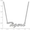 LogoArt 14k White Gold Clemson University Extra Small Pendant view 2