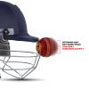 SG Blaze Tech Cricket Helmet | Navy Blue | X-Large | Polypropylene | Adult | Lightweight | High-Density EVA Lining | Adjustable Strap | 6 Vent Grill | Mesh Ventilation for Cooling view 3