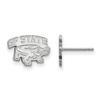 Logoart Sterling Silver San Francisco State University Extra Small Post Earrings view 1