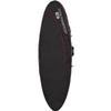Ocean & Earth O&E Aircon Fish Cover 6'0" Black/Red/Gray - Surfboard Bag Cover view 1