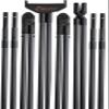 4 Stable Sticks Ultimate Carbon Shooting Sticks (Black) - Lightweight Carbon, Extreme Stability for Hunting and Shooting, Foldable and transportable, 4 Point Bipod view 1