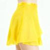Wuchieal Lady's Sheer Wrap Skirt Ballet Skirt Ballet Dance Dancewear (Light Yellow, One Size) view 4