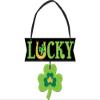 Amscan St. Patrick's Day Lucky Mini Message Sign Party Supply, 6" x 6", Multi Color view 1