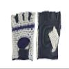 Ader Workout Exercise Half Finger Gloves (2 Pairs) for Utility, Garden, Bicycle, Fitness (Blue, M) view 1