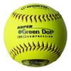 Worth | Slowpitch Softball | Super Green Dot | Yellow | 12 Count view 1