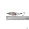 5pcs 3oz Fishing Kast Spoon with a Treble Hook Fish Chrome Jig Bait Lures Holographic Laser Silver Tape Kast Master Style Champ Spoons - Fish WOW! view 2