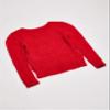 Blizzard Bay Little Girl's L/S Crew Neck Polar Bear in Headphones Christmas Sweater Sweater, Christmas red Combo, 4 view 4
