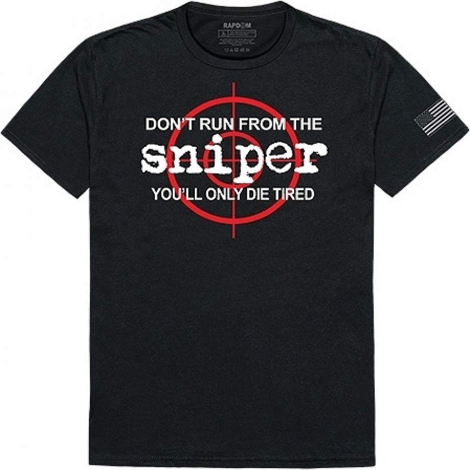 Tactical Graphic T, Sniper, Black, S