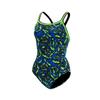 Dolfin Women's Reliance Team Print DBX Back Blue/Green 32 view 1