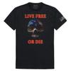 Rapdom Tactical Tactical Graphics TS, Free Skull, Blk, S Tactical Graphics T's, Black view 1