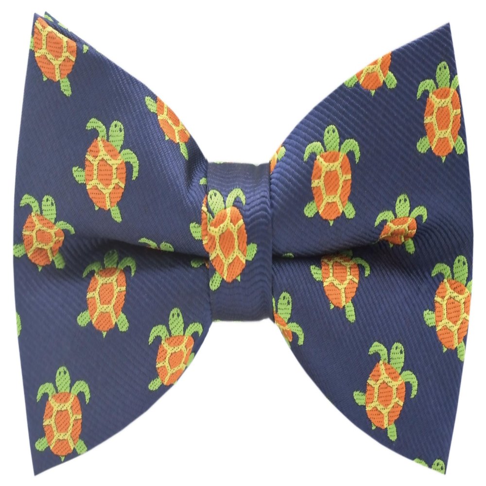 Carahere Mens Bow Tie Handmade Pre-Tied Fun Pattern Bow Ties for Men Orange Green