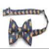 Carahere Mens Bow Tie Handmade Pre-Tied Fun Pattern Bow Ties for Men Orange Green view 2