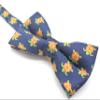 Carahere Mens Bow Tie Handmade Pre-Tied Fun Pattern Bow Ties for Men Orange Green view 3