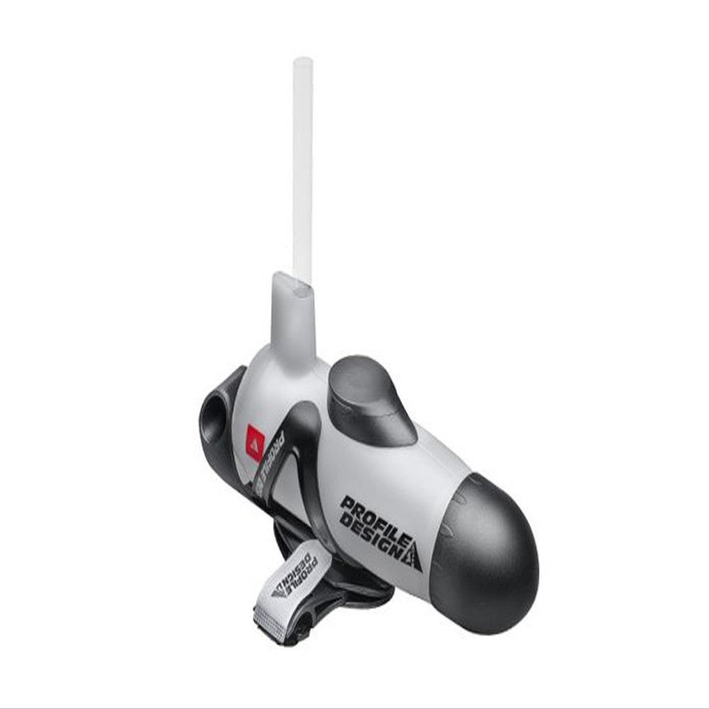 Profile Designs Aero HC System Bicycle Water Bottle & Cage - White/Black, one Size
