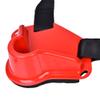 VGEBY Fishing Rod Holder Belt, Boat Rock Adjustable Waist Fighting Belt Fishing Pole Belt with Carabiner(Red) Leather Fish Fighting Belt Fighting Belt Fishing Saltwater view 3