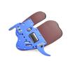 Archery Aluminum Finger Tab Archery Shooting Finger Guard Protection for Left and Right Hand (Blue, Left Hand) view 2